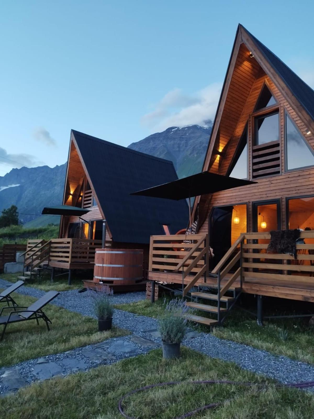 Kazbegi Spa Resort Cottages Stepantsminda Exterior foto